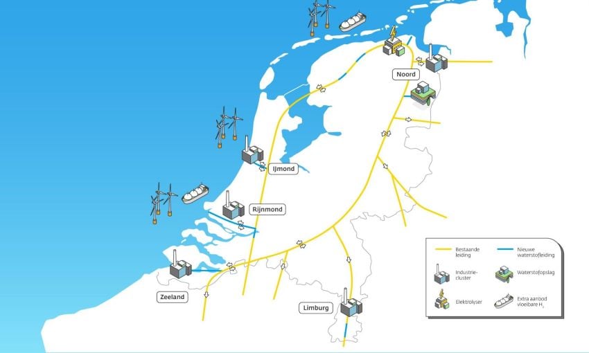 The Netherlands wants Gasunie to develop offshore hydrogen network in the North Sea