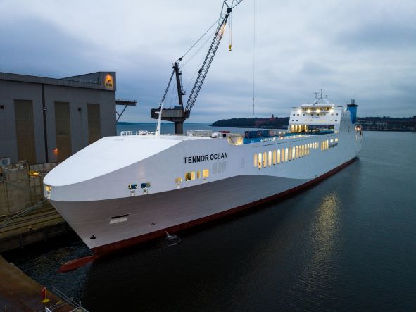 FSG Testfahrt; MV Tennor Ocean