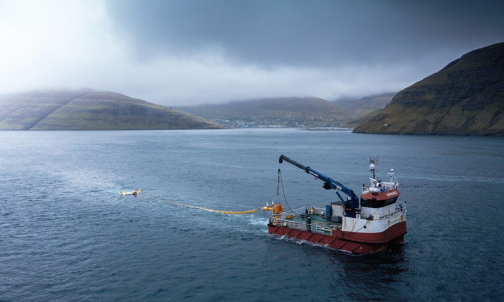 Minesto’s Dragon 4 tidal energy kite (Courtesy of Minesto)