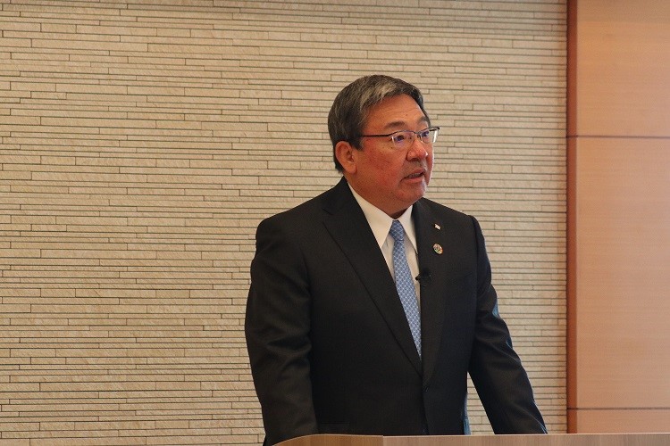 NYK Line president Nagasawa