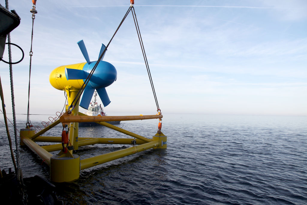 Illustration/Sabella’s D10 tidal turbine (Courtesy of Sabella)