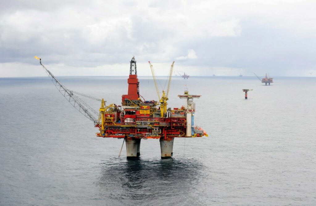 Statfjord C platform; Credit: Harald Pettersen/Equinor