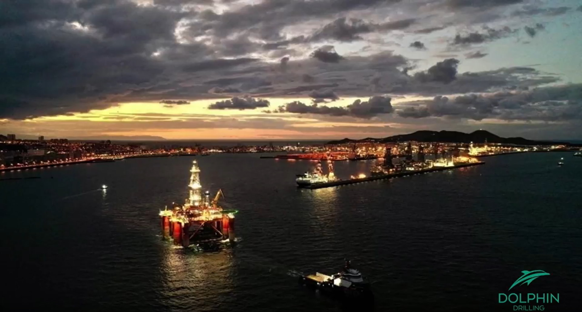 Blackford Dolphin rig; Source: Dolphin Drilling (video)