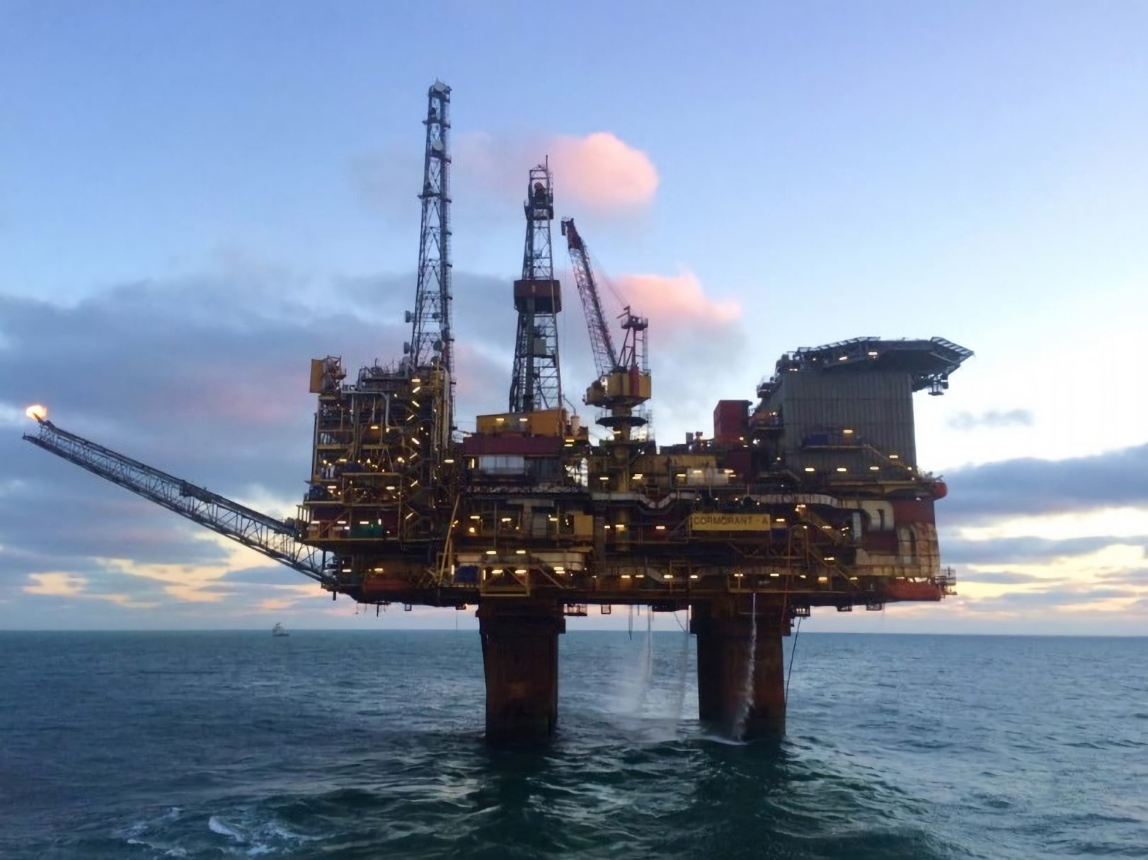 TAQA's Cormorant Alpha asset in the UK North Sea; Source: TAQA