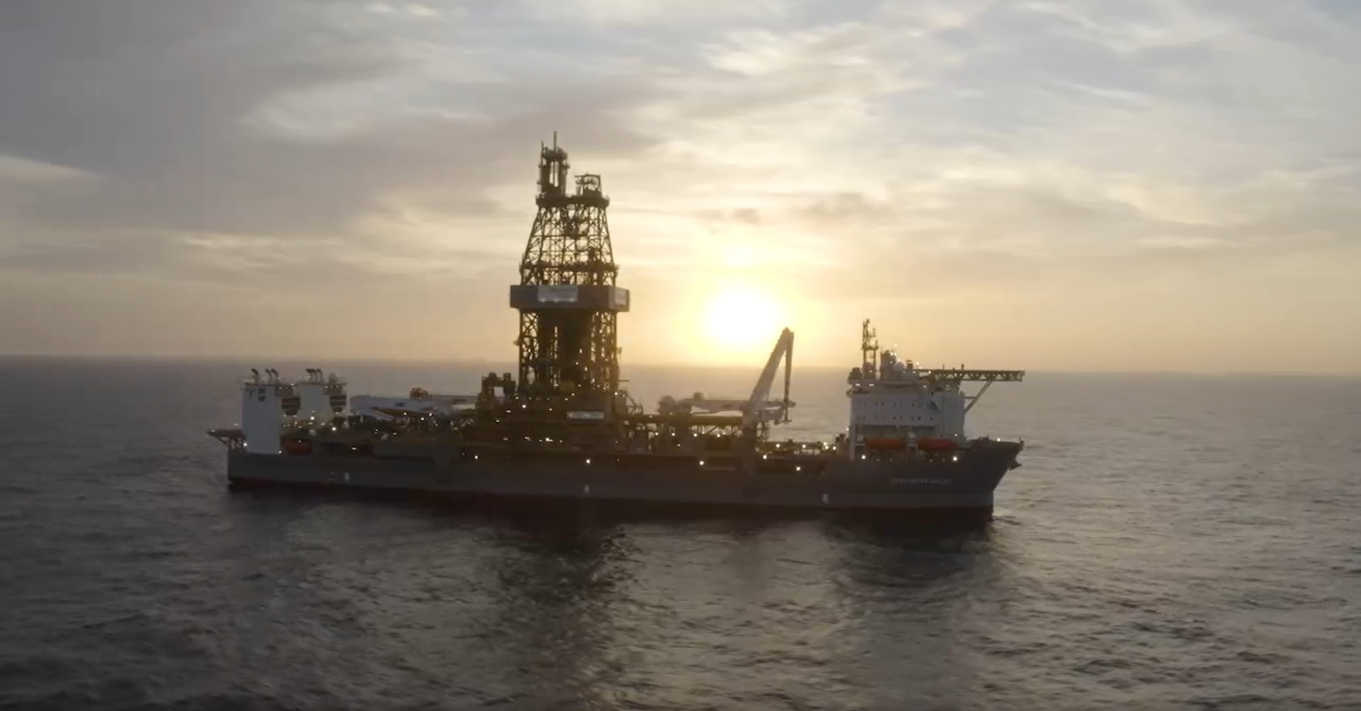 Deepwater Atlas drillship; Source: Transocean (video)