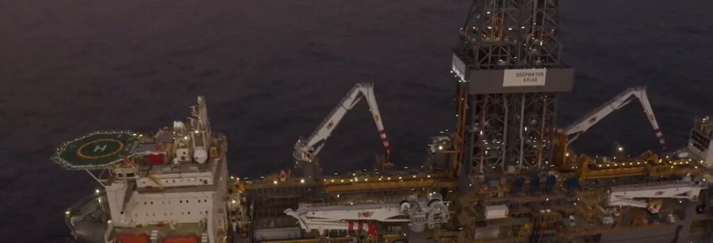 Deepwater Atlas drillship; Source: Transocean (video)