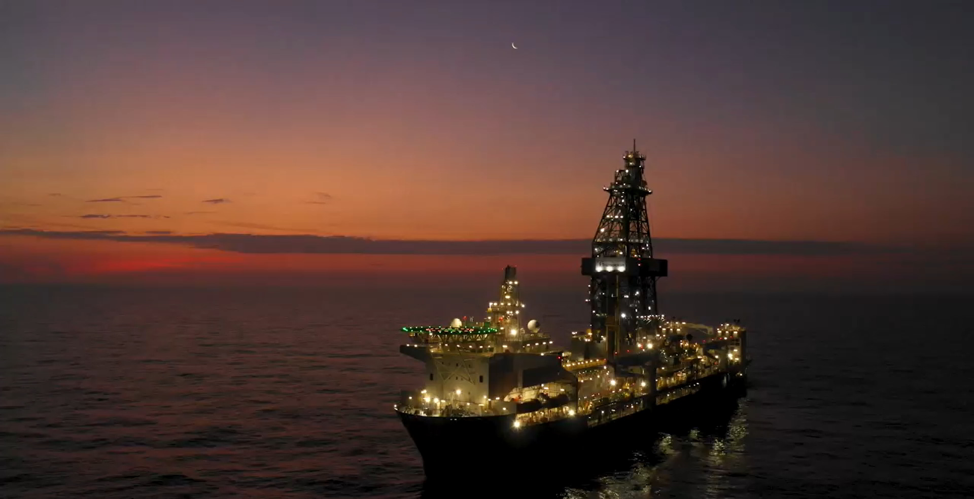 Deepwater Atlas drillship; Source: Transocean (video)