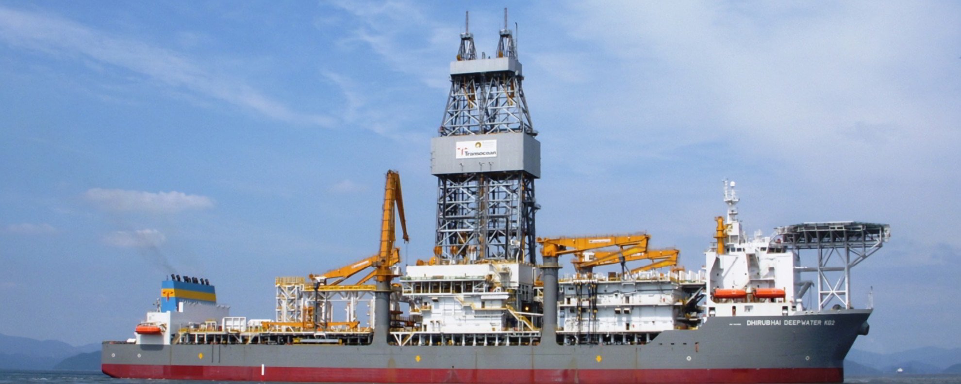 Dhirubhai Deepwater KG2 drillship; Source: Transocean