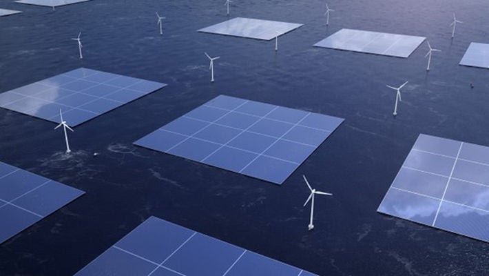 EU-SCORES: Combining offshore wind with offshore solar energy (Courtesy of Oceans of Energy)