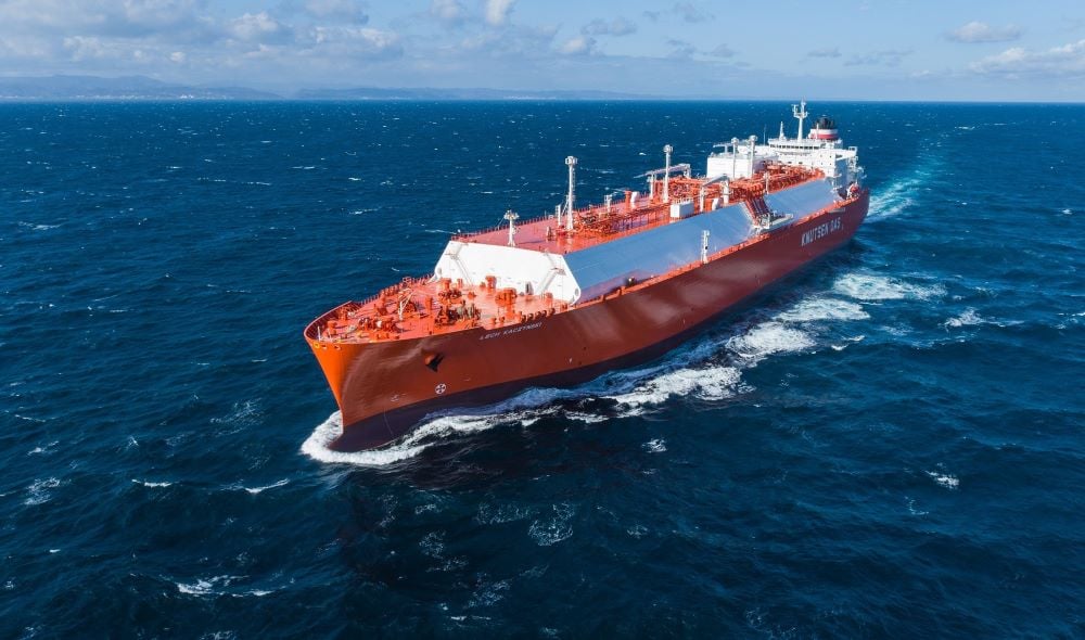 Pierwszy zbiornikowiec LNG ORLENU zbudowany na zamówienie jest w drodze do dostawy LNG z USA do Polski