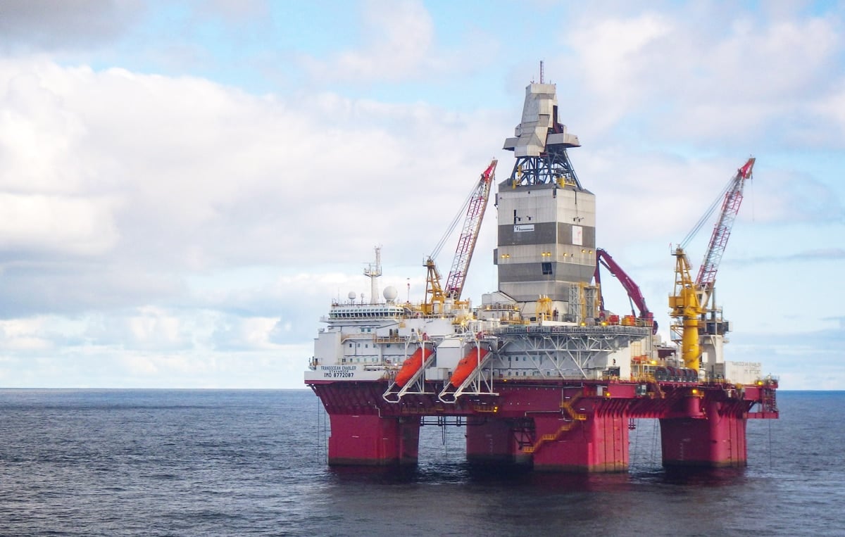 Transocean Enabler rig; Photo: Transocean