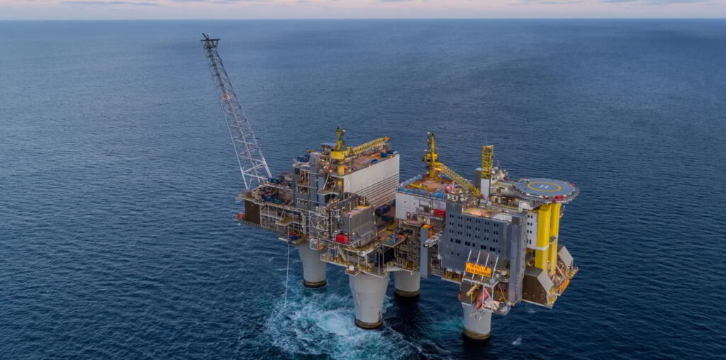 Troll A platform in the North Sea; Credit: Jan Arne Wold/Elisabeth Sahl - Equinor