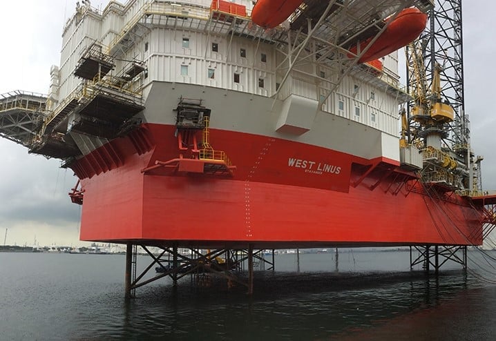 West Linus rig; Source: Seadrill