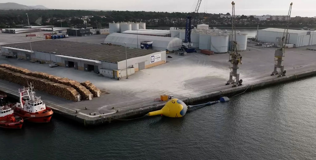 CorPower's C4 wave energy device ahead of deployment off Portugal (Courtesy of CorPower Ocean)