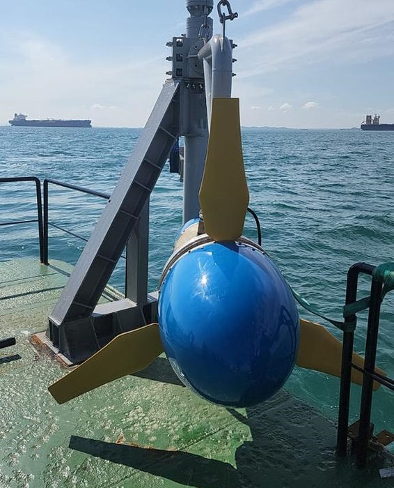 Bluenergy Solutions’ tidal energy turbine (Courtesy of Bluenergy Solutions)