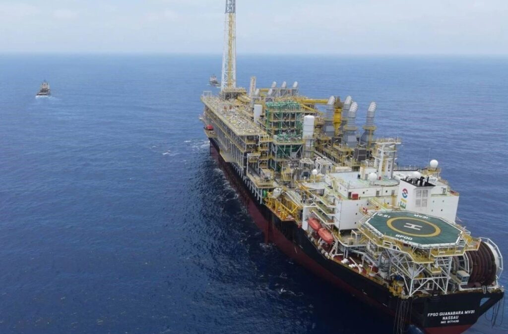 FPSO Guanabara working on the Mero field off Brazil; Source: MODEC