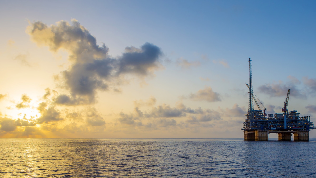 Na Kika platform in the Gulf of Mexico; Source: BP