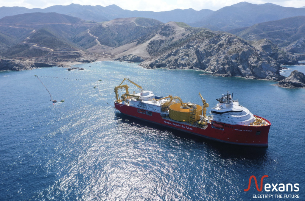 Nexans nears end of activities at Greek interconnector