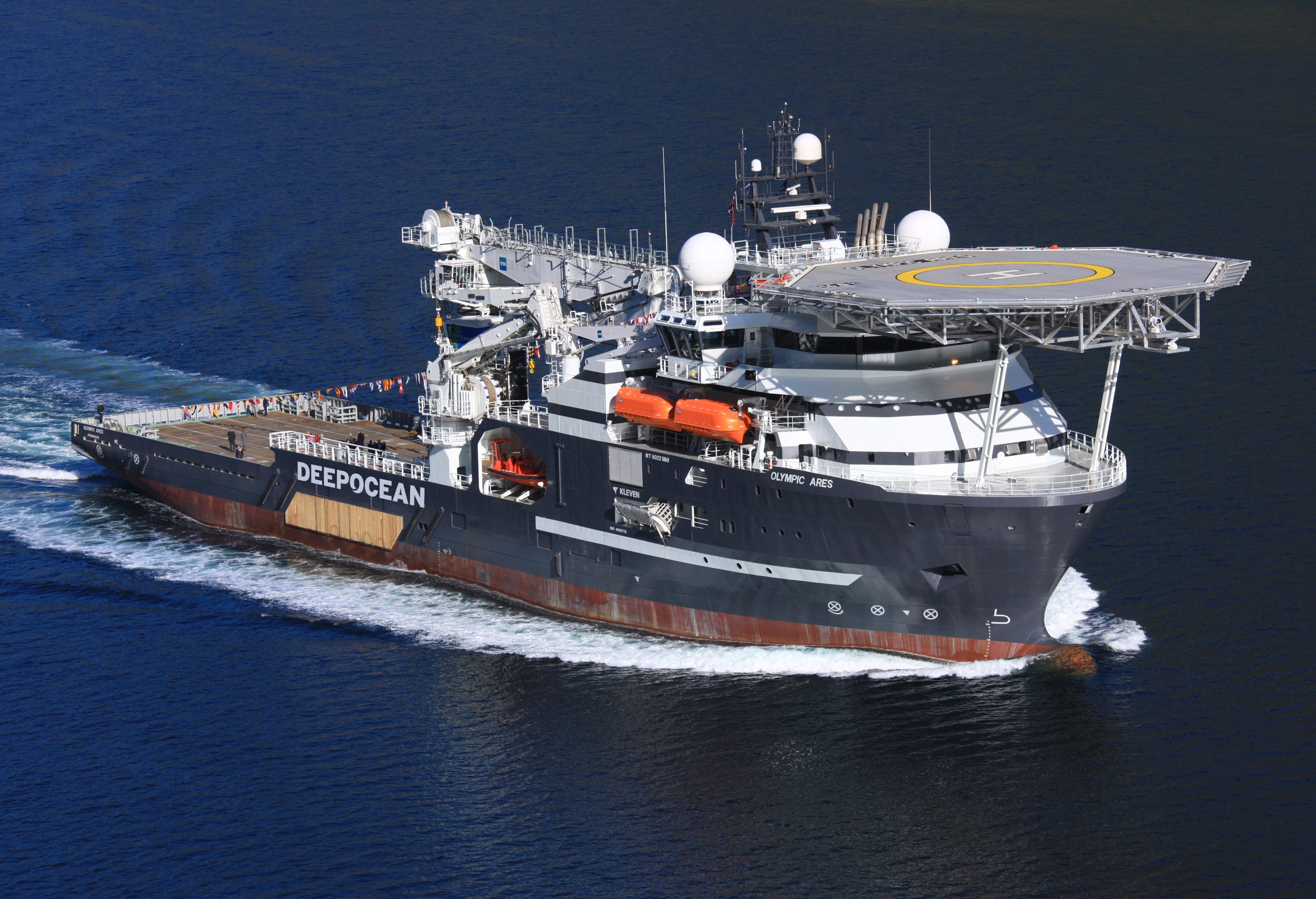 Olympic Subsea vessel gets to work with DeepOcean