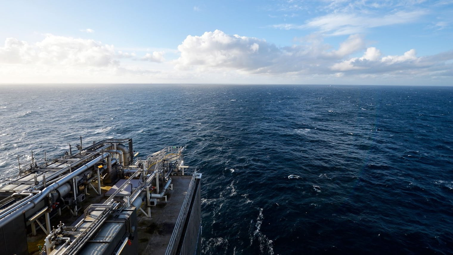 Troll A platform in the North Sea; Credit: Harald Pettersen/Equinor
