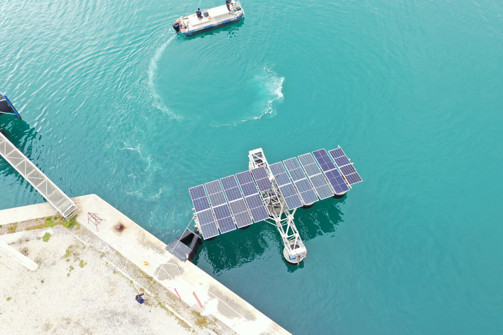 On dit que la technologie solaire marine de SolarinBlue s'adapte aux conditions difficiles de la haute mer. (Photo avec l'aimable autorisation de SolarinBlue)