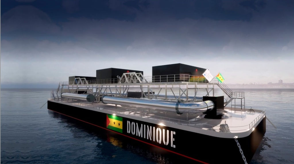 Global OTEC’s 1.5MW floating OTEC platform named Dominique (Courtesy of Global OTEC)