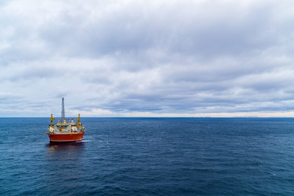 The Goliat platform in the Barents Sea; Source: Vår Energi