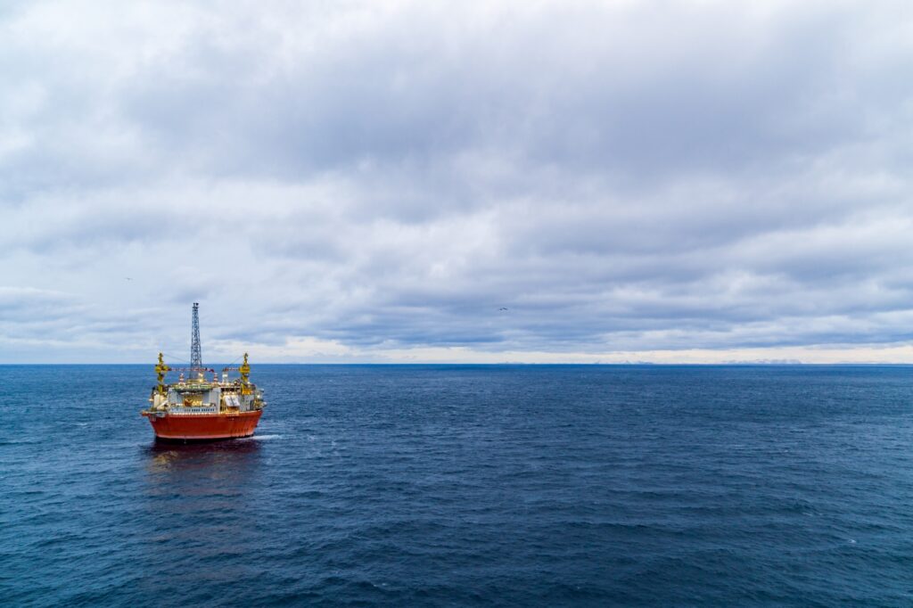 The Goliat platform in the Barents Sea; Source: Vår Energi