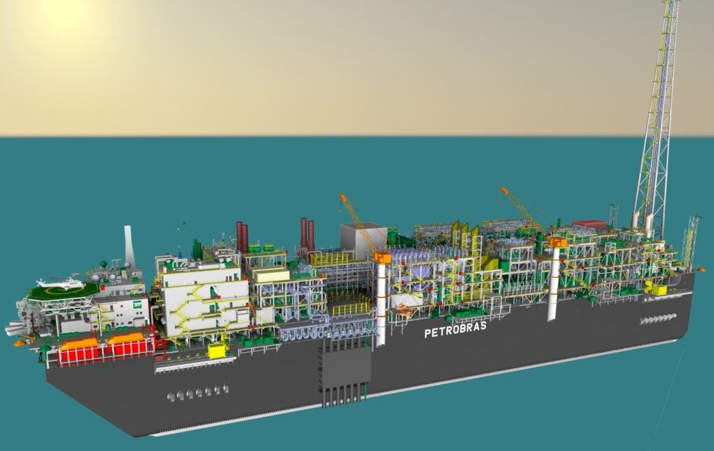 P-82 FPSO is part of Petrobras’ new generation of production facilities, characterised by their high production capacity and by technologies to reduce CO2 emissions Source: Sembcorp Marine