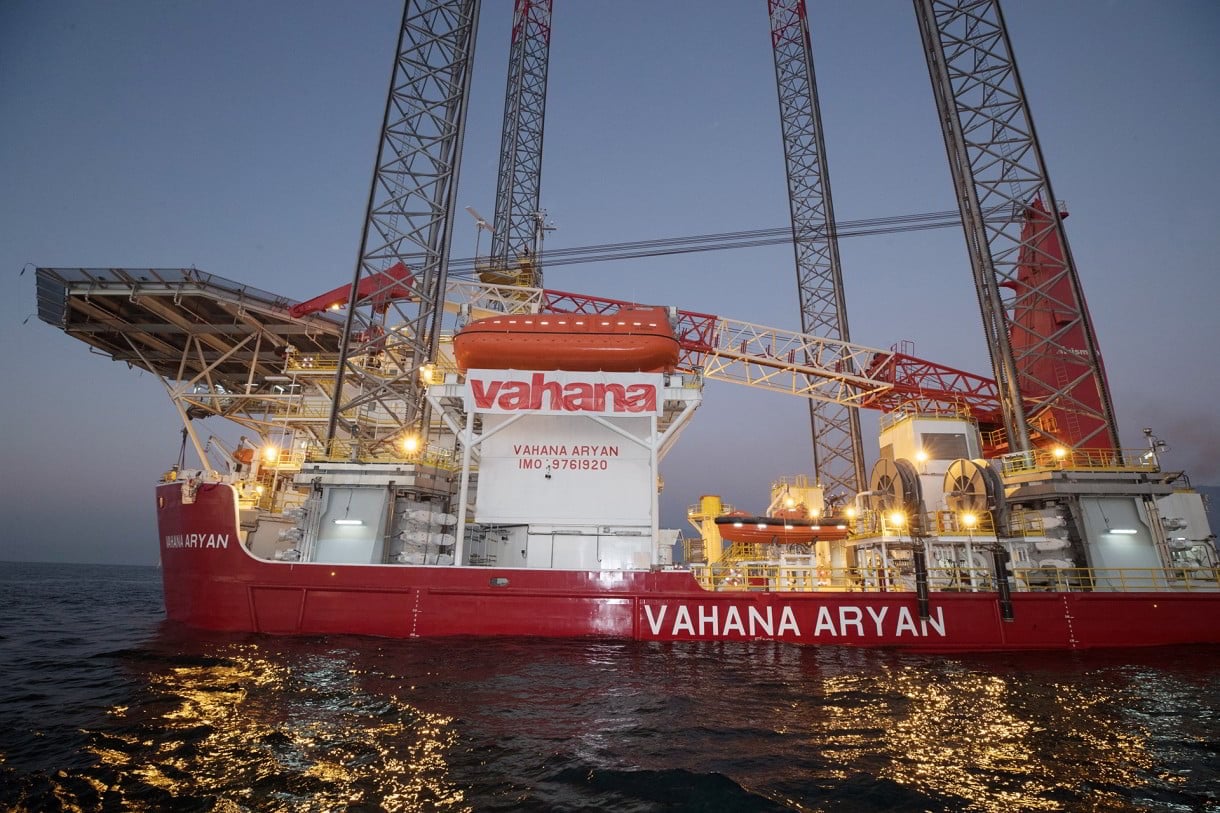 Vahana Aryan self-propelled jack-up rig; Source: DNV