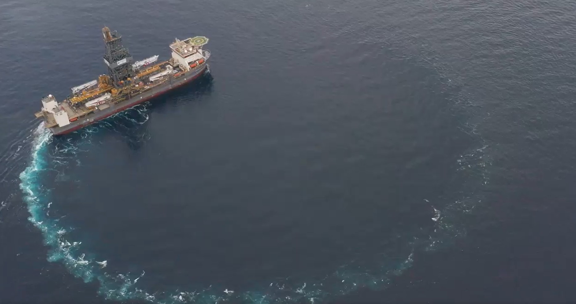 Deepwater Titan drillship; Source: Transocean (video)