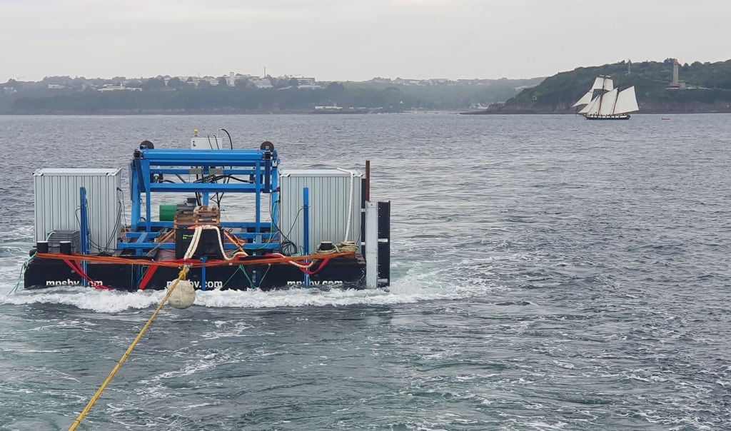 EEL Energy’s latest tidal energy test campaign in the Port of Brest (Courtesy of EEL Energy)