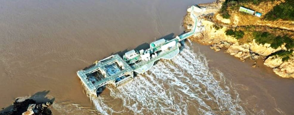 LHD Xisuhan tidal power station (Courtesy of IEA-OES/Photo by LHD New Energy Corporation) 