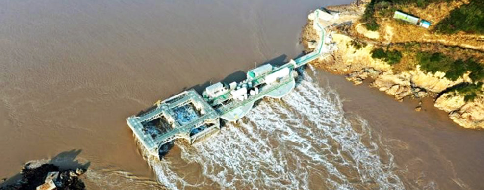 LHD Xisuhan tidal power station (Courtesy of IEA-OES/Photo by LHD New Energy Corporation)