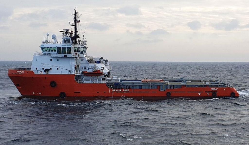 The supply vessel Bazalt II is being configured as a dedicated operational platform for the Seaeye Leopard (Courtesy of Saab Seaeye)