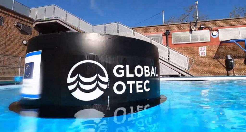 Scaled OTEC structure design (Screenshot/Video by Global OTEC)