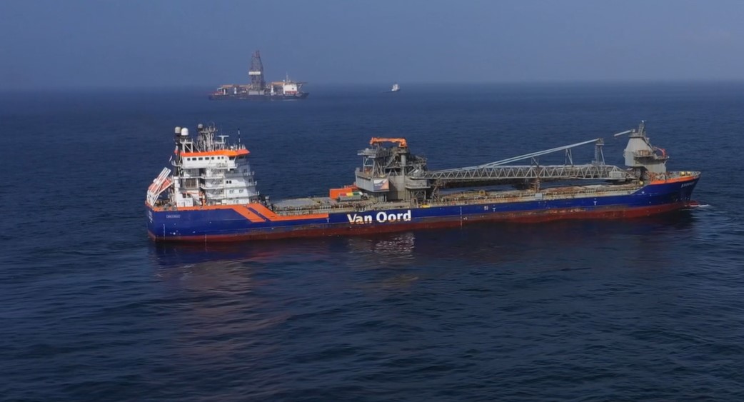 Van Oord sets new world record for subsea rock installation