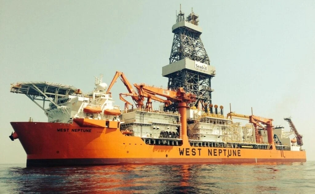 West Neptune drillship; Source: Seadrill