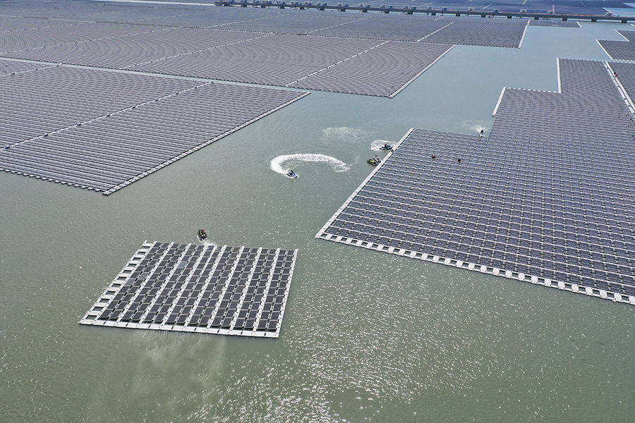 Ciel & Terre’s Changbin floating solar plant in Taiwan (Courtesy of Ciel & Terre)