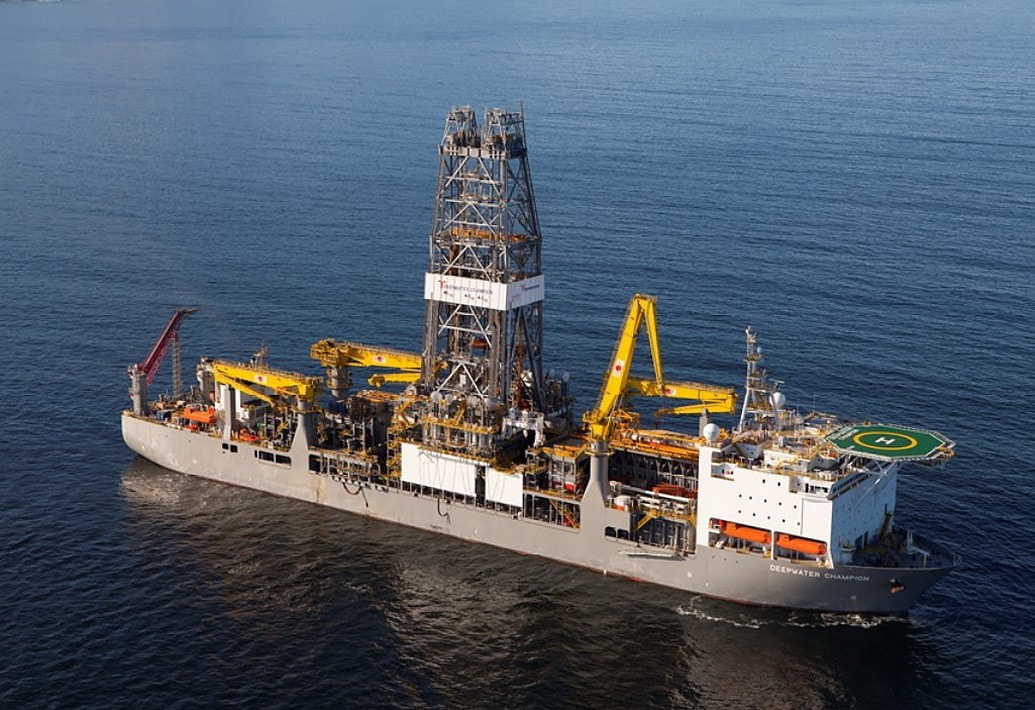 Deepwater Champion drillship (for illustration purposes); Source: Transocean