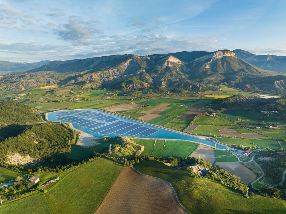 EDF’s 20MWp floating solar plant in France (Courtesy of EDF/Photo by Rémi Flament)