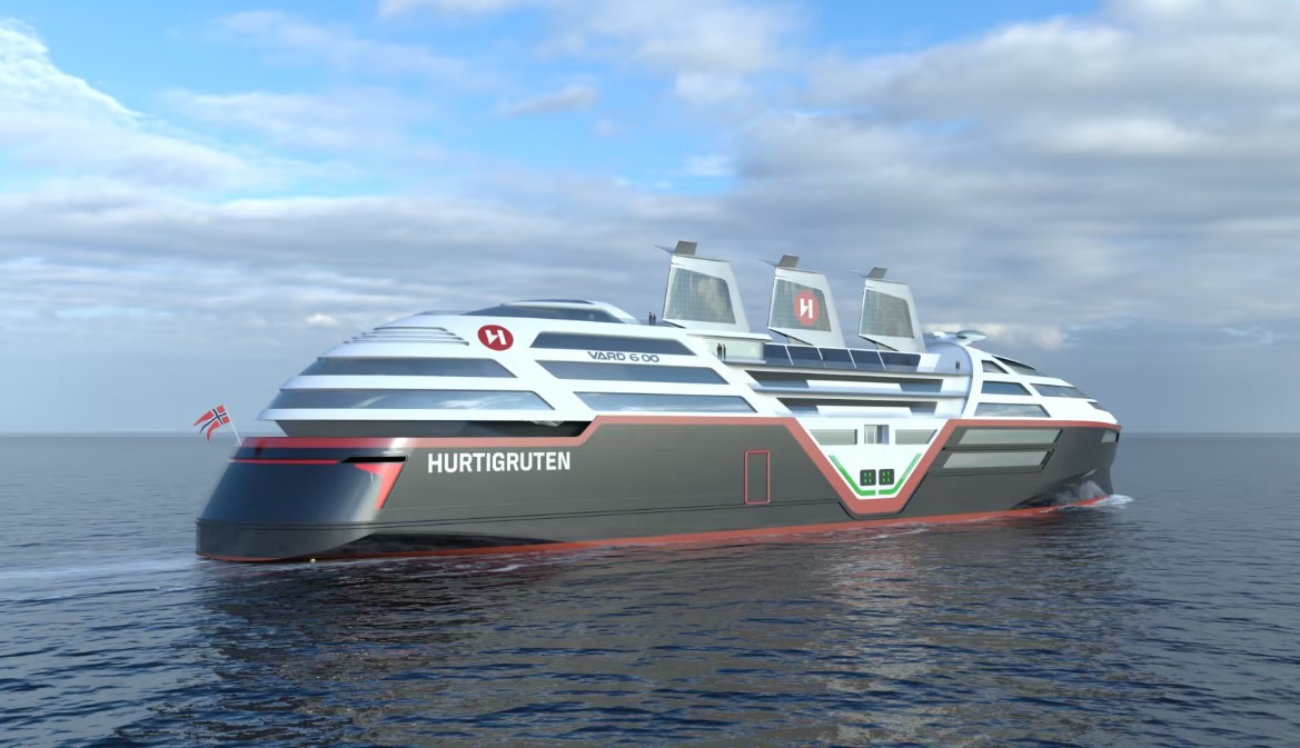 Visual concept of Hurtigruten Norway's Sea Zero initiative