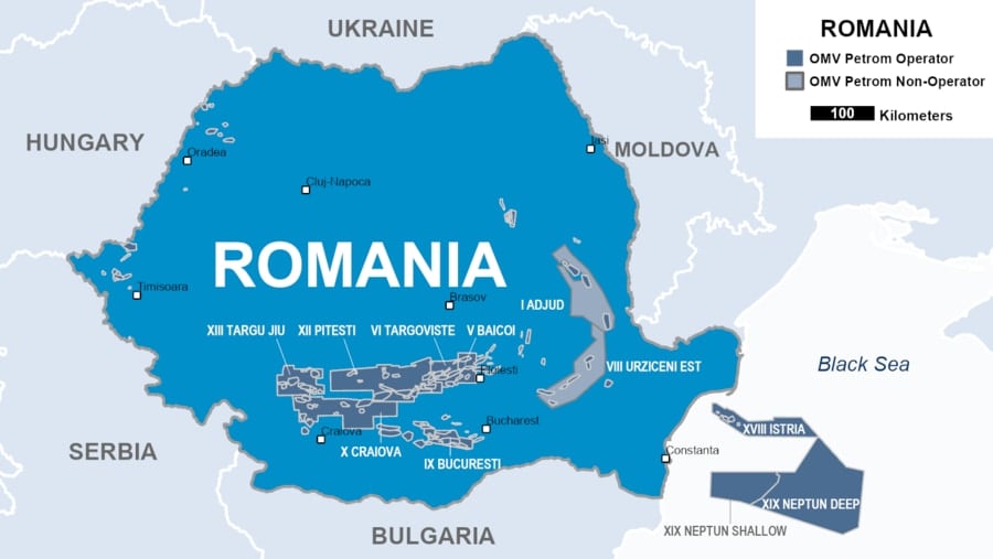 Romania assets; Source: OMV Petrom