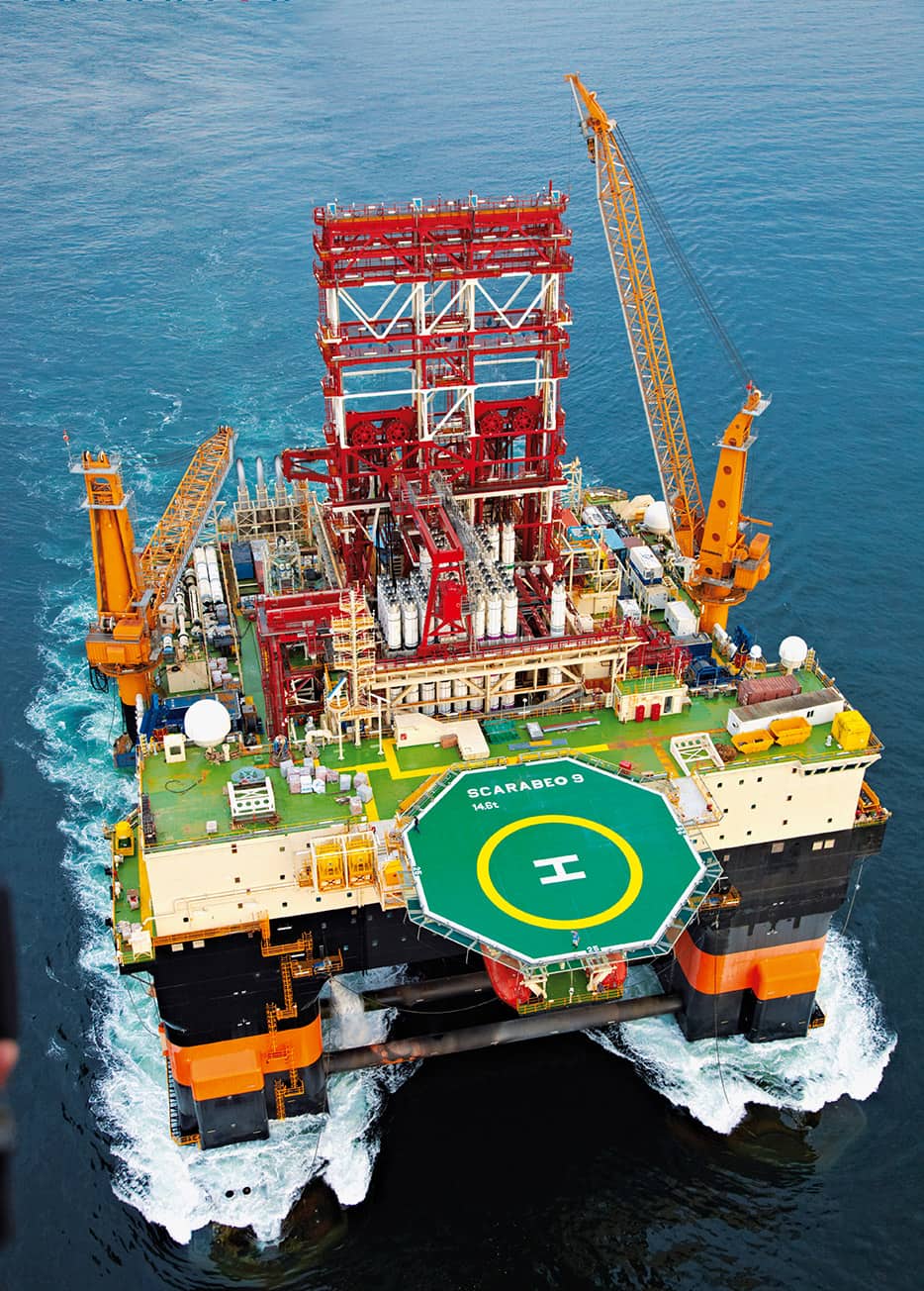 Scarabeo 9 rig; Source: Saipem