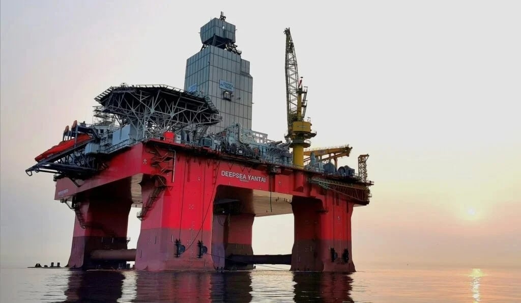 Deepsea Yantai rig; Credit: Odfjell Drilling