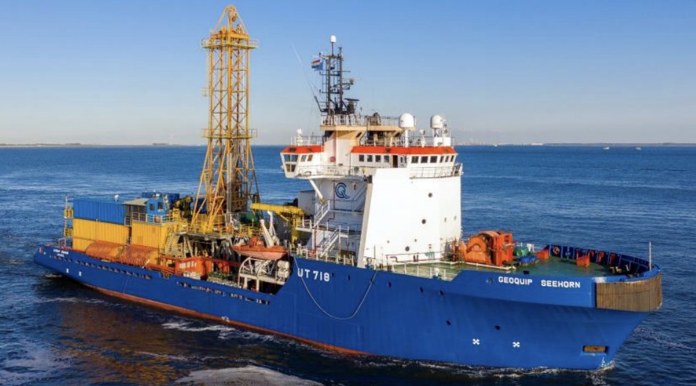Geotechnical survey done at UK North Sea gas project
