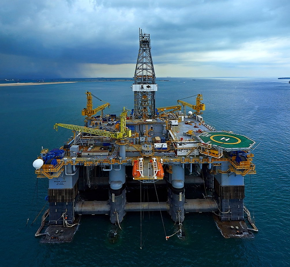 Ocean Apex rig; Source: Diamond Offshore