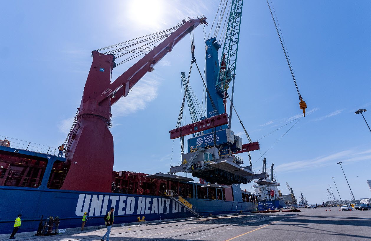 Port of San Diego cranes