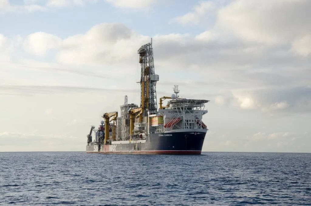 Stena Carron (drilled one of ExxonMobil's recent discoveries in Guyana); Source: Stena Drilling