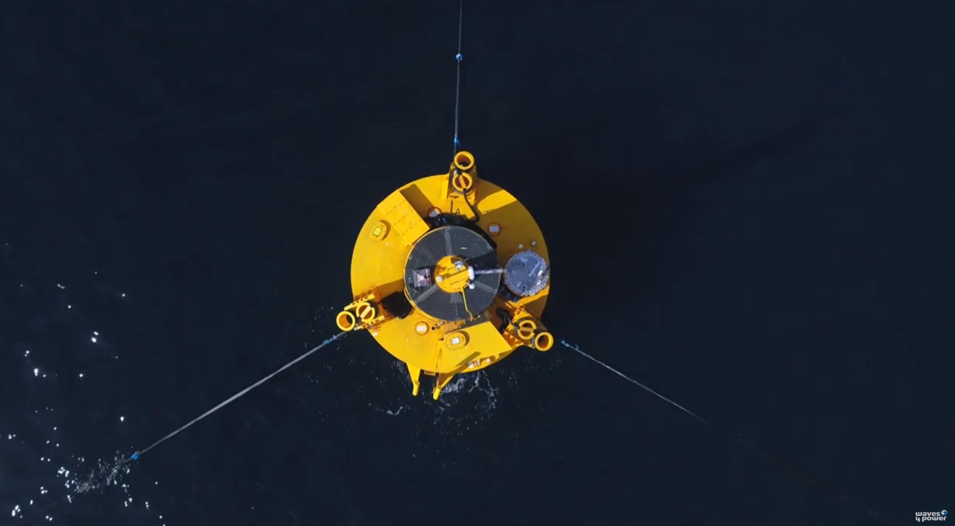 Waves4Power's WaveEl wave energy system (Courtesy of Waves4Power)